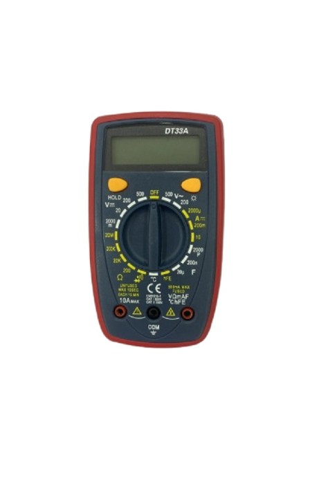 ДИГИТАЛЕН МУЛТИМЕТЪР С ПОДСВЕТКА DT33A