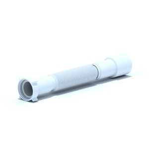 ГЪВКАВА ВРЪЗКА ЗА СИФОН С PVC ГАЙКА 1 1/2" x 40/50     K106