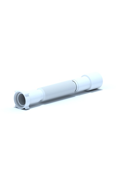ГЪВКАВА ВРЪЗКА ЗА СИФОН С PVC ГАЙКА 1 1/2" x 40/50     K106