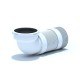ГОФРИРАНА ВРЪЗКА ЗА WC 90° ЪГЛОВ 265-450mm ЧУГУН. ТРЪБА     K719R