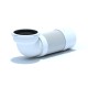 ГОФРИРАНА ВРЪЗКА ЗА WC 90° ЪГЛОВА 320-750mm PVC ТРЪБА     K722R