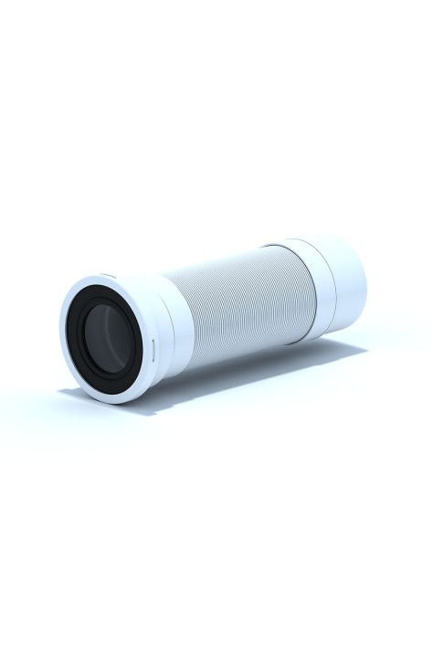 ГОФРИРАНА ВРЪЗКА ЗА WC D110mm 350-950mm PVC ТРЪБА     K731R