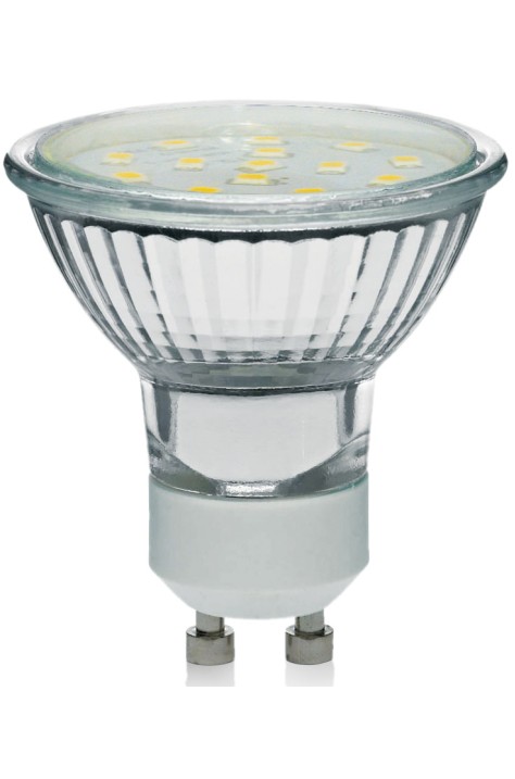 GU10 LED 3W 250LM 2700K SMD СТЪКЛО