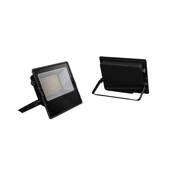 LED ПРОЖЕКТОР ЧЕРЕН 30W 230V 2400LM PF0.9 4000K