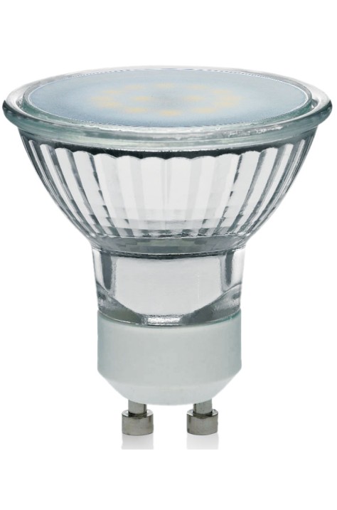 ЛУНИЧКА GU10 LED 4.5W 345LM 4000K СТЪКЛО