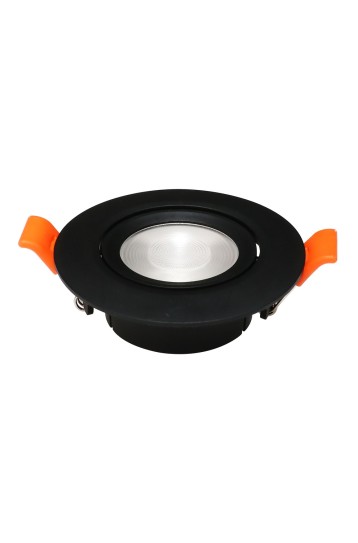 ЛУНИЧКА ЗА ВГРАЖДАНЕ 3CCT LED 6W 230V 450LM 3000K/4000К/6500К SMD  IP20 ЧЕРНА