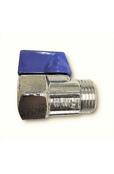 МИНИ КРАН CZ/0346 1/2"FxM СИНЯ РЪКОХВАТКА