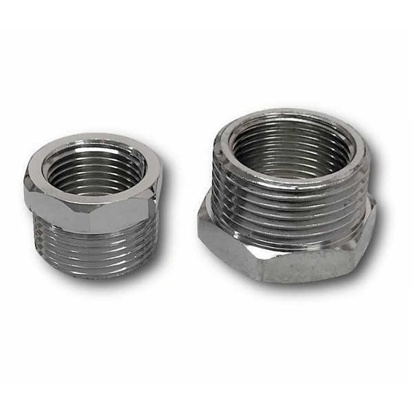 НИПЕЛ ВРН 1/4"x1/2" ХРОМ - ITL