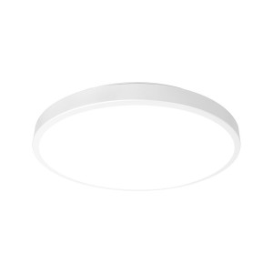 ПЛАФОНИЕРА LED 3CCT 24W 220-240V 2040 lm. 3000K/4000K/6500K ф334х52 IP44 БЯЛ БОРД